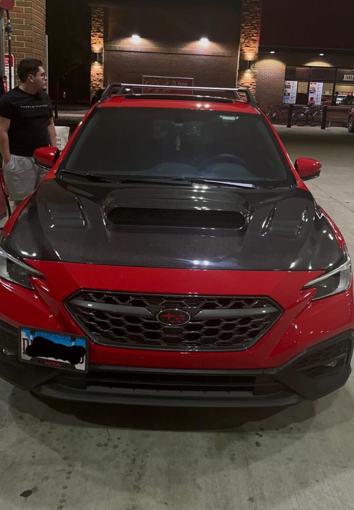 Seibon CW-Style Carbon Fiber Hood - 2022+ WRX - Customer Photo From Janae Rosa