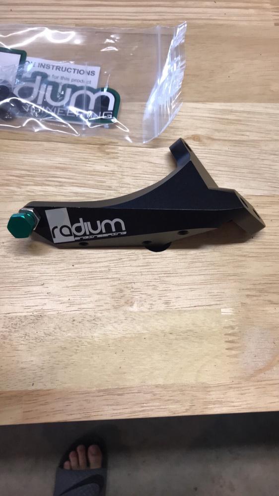 Radium Engineering Master Cylinder Brace - 15-18 WRX/STI - Customer Photo From Caleb .