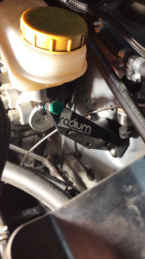 Radium Engineering Master Cylinder Brace - 15-18 WRX/STI - Customer Photo From Caleb .