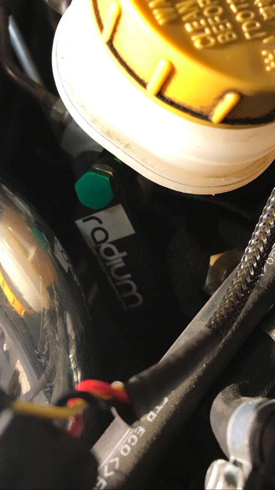 Radium Engineering Master Cylinder Brace - 15-18 WRX/STI - Customer Photo From Caleb .