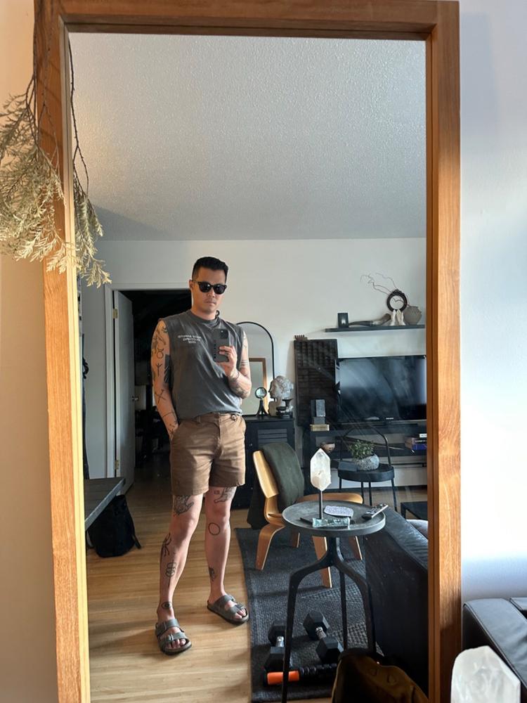 Choice Chino Short 5" - Dark Earth - Customer Photo From Miles Y.