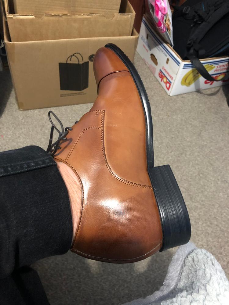 CALTO Y1002 2.8-In. Oxford Elevator Shoes display picture 1