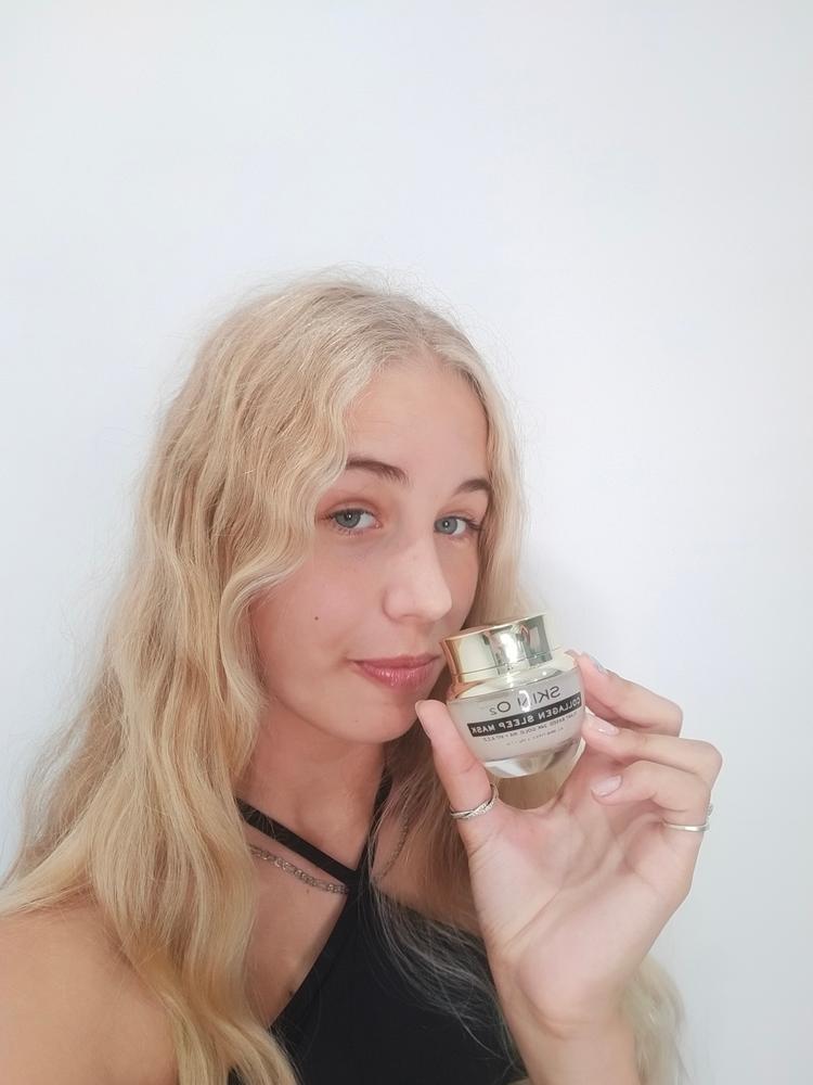 Collagen Sleep Mask - 24k Gold - Customer Photo From Jasmine