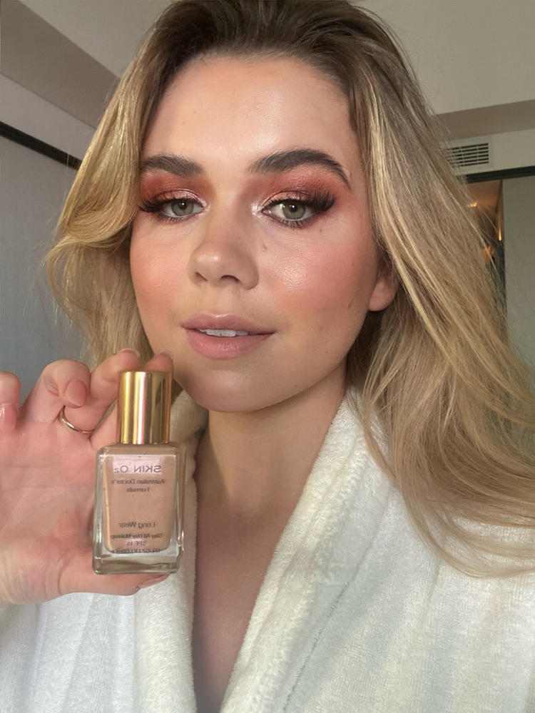 Mineral Long Wear Foundation - Customer Photo From Krissy 