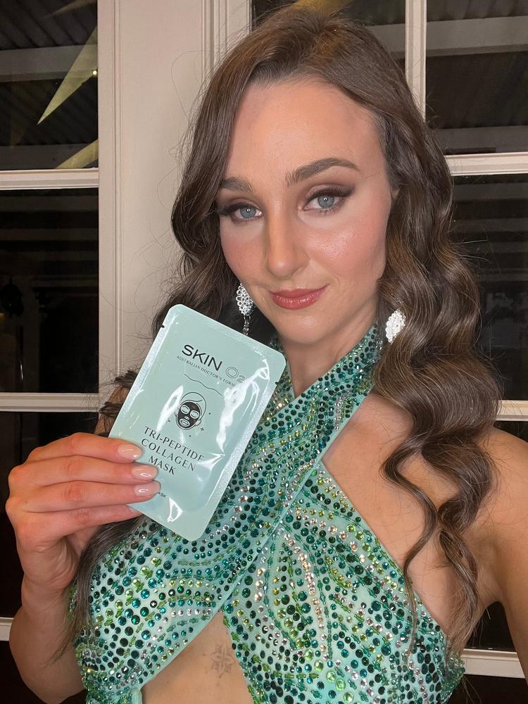 Tri-Peptide Collagen Sheet Mask - Customer Photo From Brooke