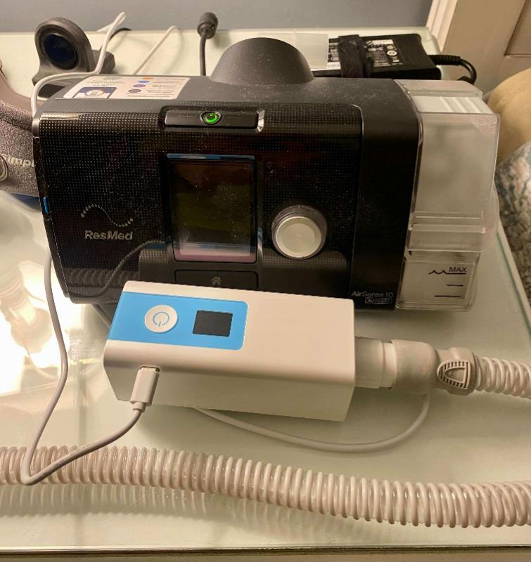 SolidCLEANER Portable CPAP Cleaner Bundle with Carbon Filters, LED Display - Customer Photo From Tom Jackson 