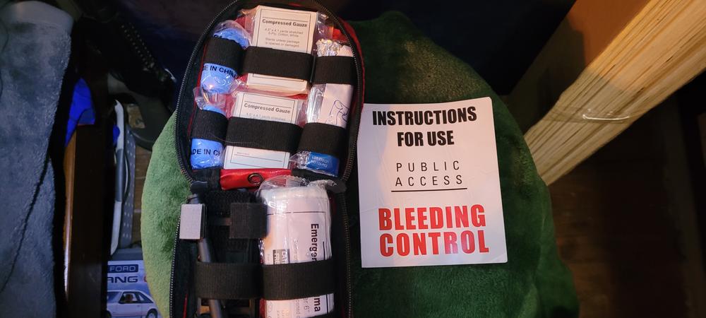 STOP THE BLEED® Kit - Customer Photo From Rocco Gonzales
