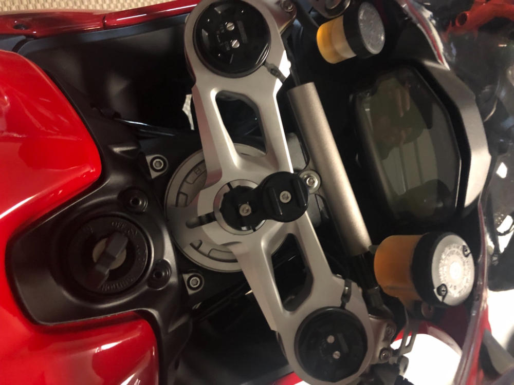 Moto Stem Mount - Customer Photo From Jayme Azevedo