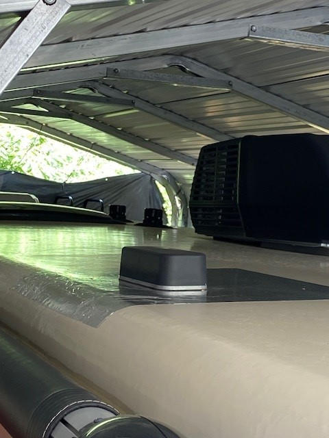 20x20" Adhesive Backed Ground Plane - Customer Photo From Stephen H.