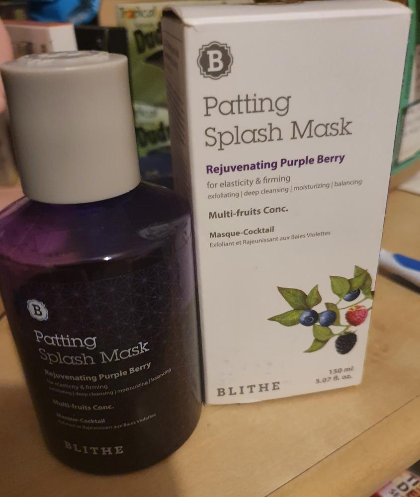 Patting Splash Mask Exfoliating Face Wash Rejuvenating