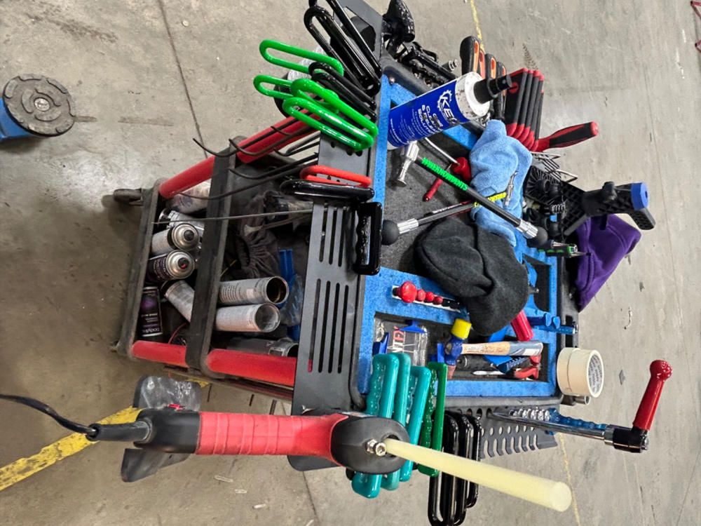 KECO GPR+ Tool Holder Right Side with Short Slots for GPR+ Cart (1 Piece) - Customer Photo From Michael kelly