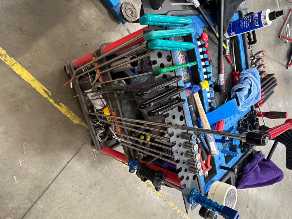 KECO GPR+ Tool Holder Right Side with Short Slots for GPR+ Cart (1 Piece) - Customer Photo From Michael kelly