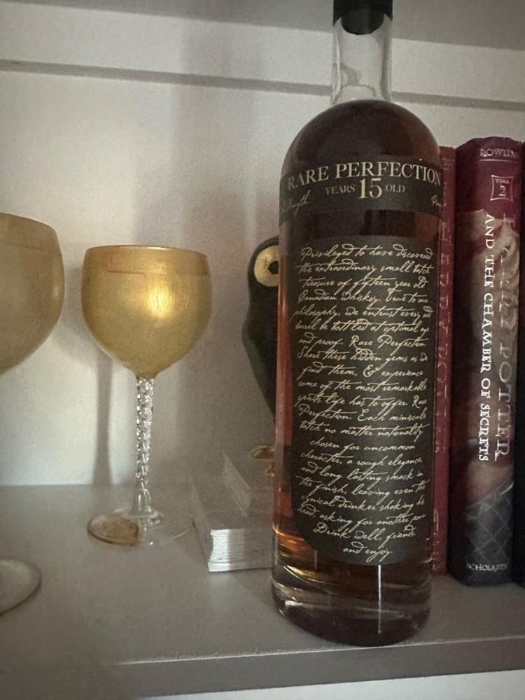 Rare Perfection 15 Year Old Cask Strength Canadian Whisky - Customer Photo From Anonymous