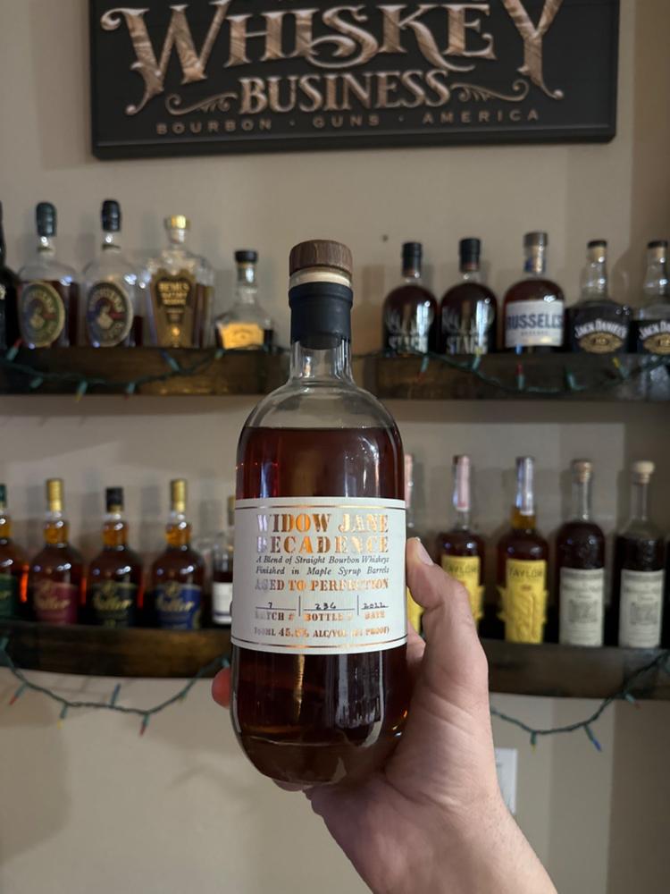 Widow Jane Decadence Straight Bourbon Whiskey - Customer Photo From Greg Kramer