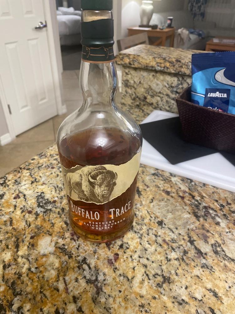 Buffalo Trace Kentucky Straight Bourbon Whiskey (1 Liter) 3 Pack - Customer Photo From Anonymous