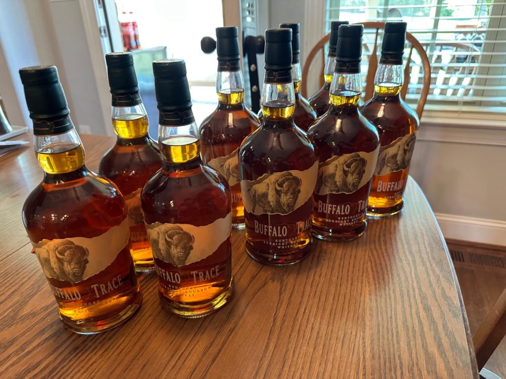 Buffalo Trace Kentucky Straight Bourbon Whiskey (1 Liter) 3 Pack - Customer Photo From David Knight