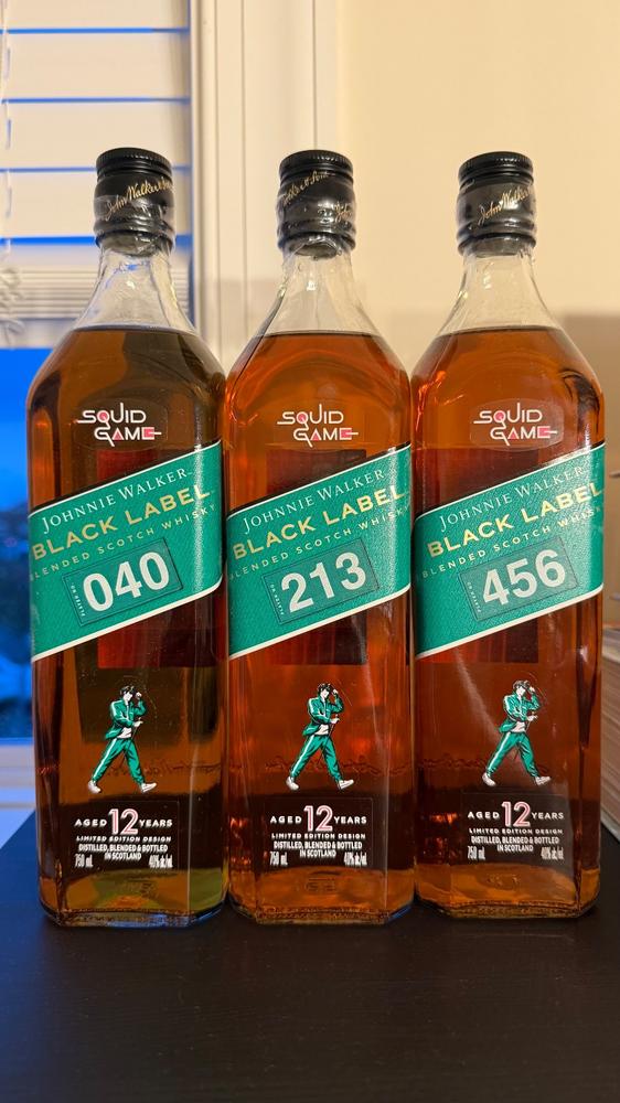 Johnnie Walker Black Label X Squid Games Edition - 6 Bottle Bundle - Customer Photo From Anonymous