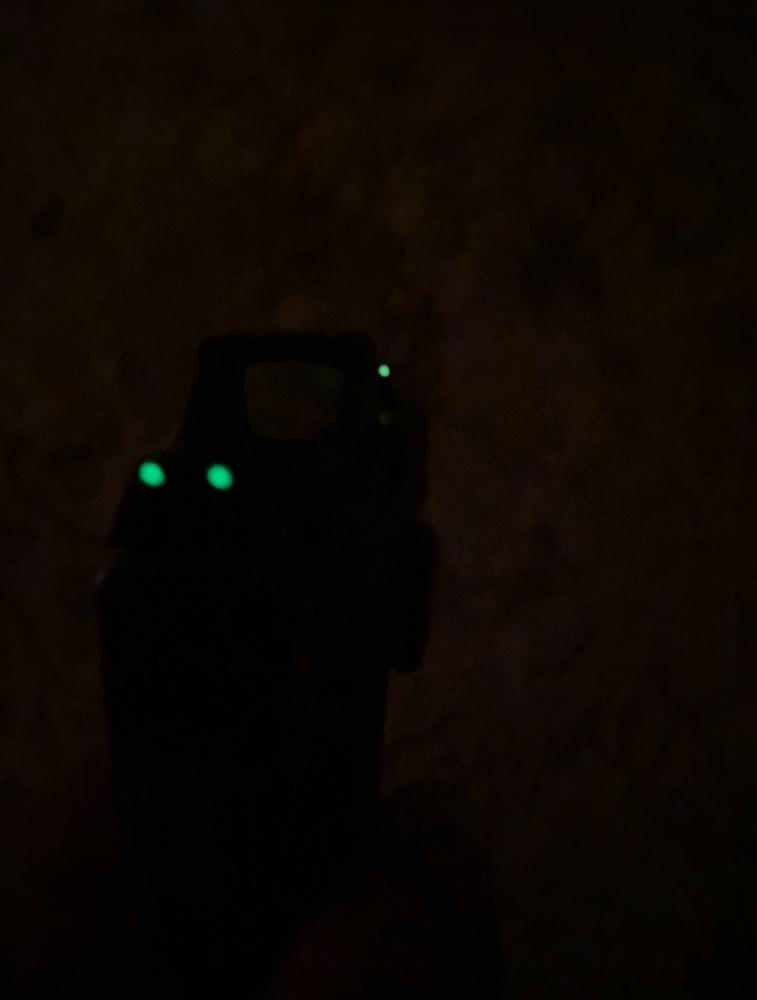 NIGHT FISION SUPPRESSOR HEIGHT SIGHTS FOR GLOCK - Customer Photo From Herb Davis