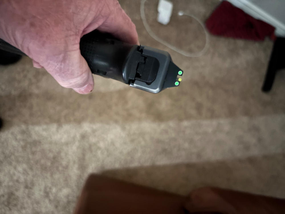 NIGHT FISION SUPPRESSOR HEIGHT SIGHTS FOR GLOCK - Customer Photo From Dennis Codr