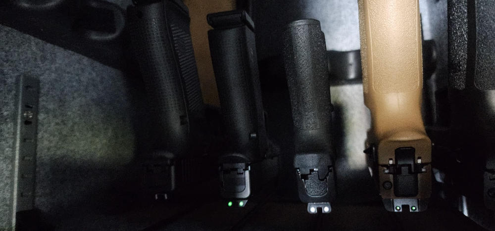 NIGHT FISION TRITIUM NIGHT SIGHTS FOR GLOCK - Customer Photo From George Augustin