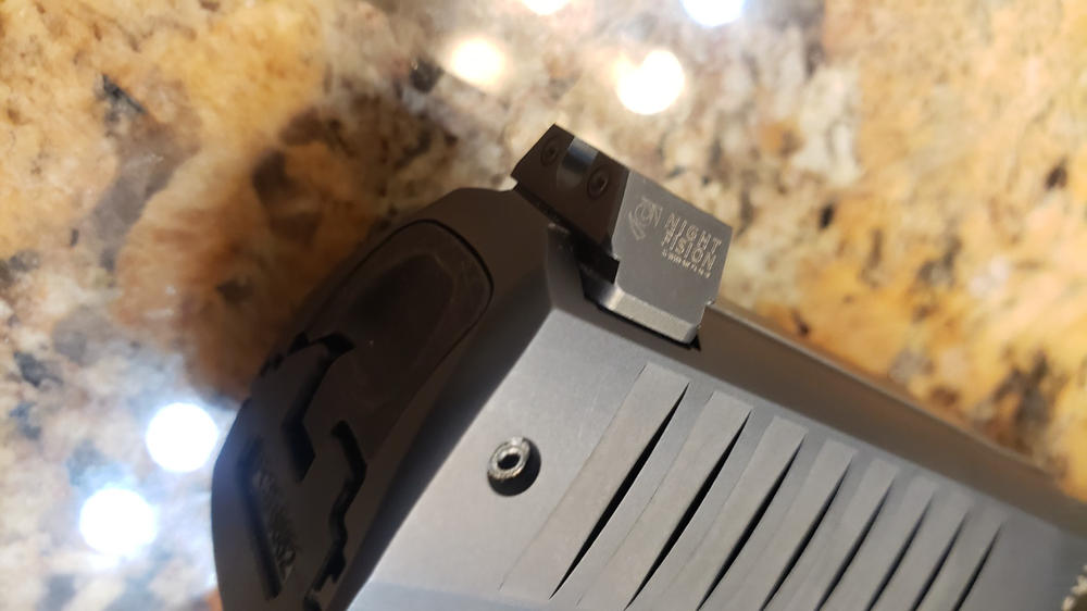 NIGHT FISION TRITIUM NIGHT SIGHTS FOR WALTHER - Customer Photo From Edward Monahan