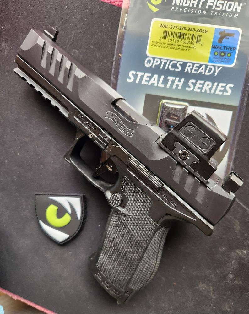 NIGHT FISION OPTICS READY STEALTH SERIES FOR WALTHER - Customer Photo From Brian Strom