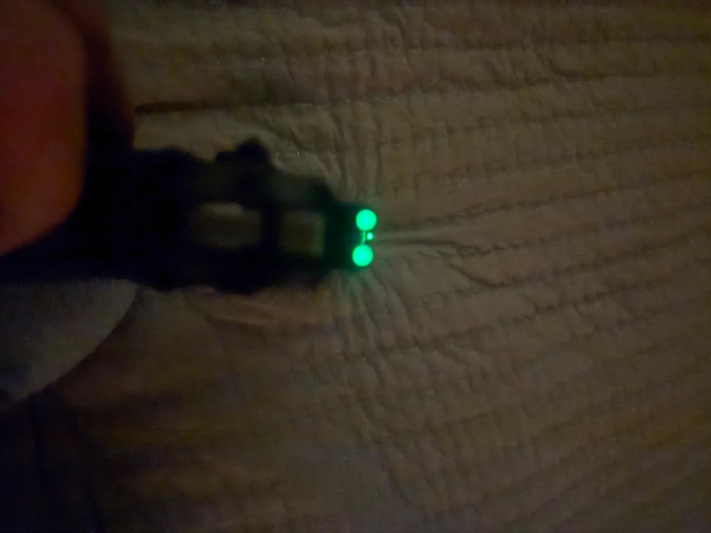 NIGHT FISION TRITIUM NIGHT SIGHTS FOR CZ-USA - Customer Photo From James Hamman DDS