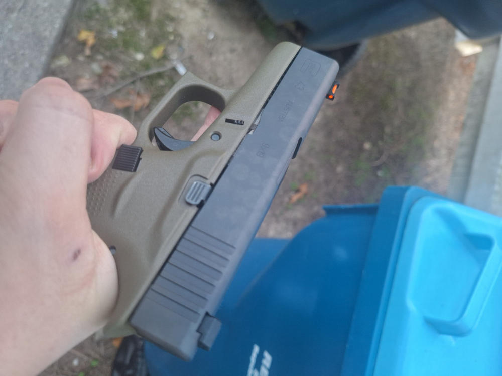 NIGHT FISION FIBER SIGHTS FOR GLOCK - Customer Photo From Ethan West