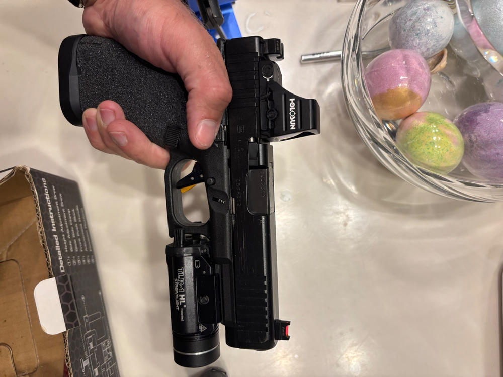 NIGHT FISION OPTICS READY FIBER SIGHTS FOR GLOCK - Customer Photo From Joseph Parente