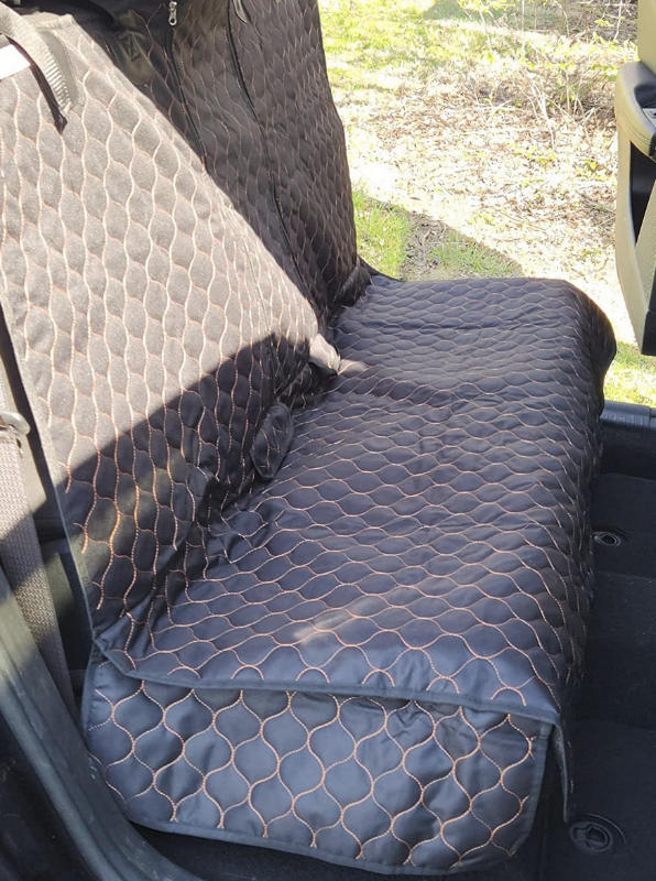 PawRoll® Non-Slip Dog Back Seat Cover - Customer Photo From Josie Floyd