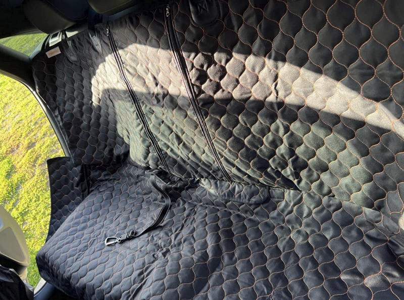 PawRoll® Non-Slip Dog Back Seat Cover - Customer Photo From Savannah Chase
