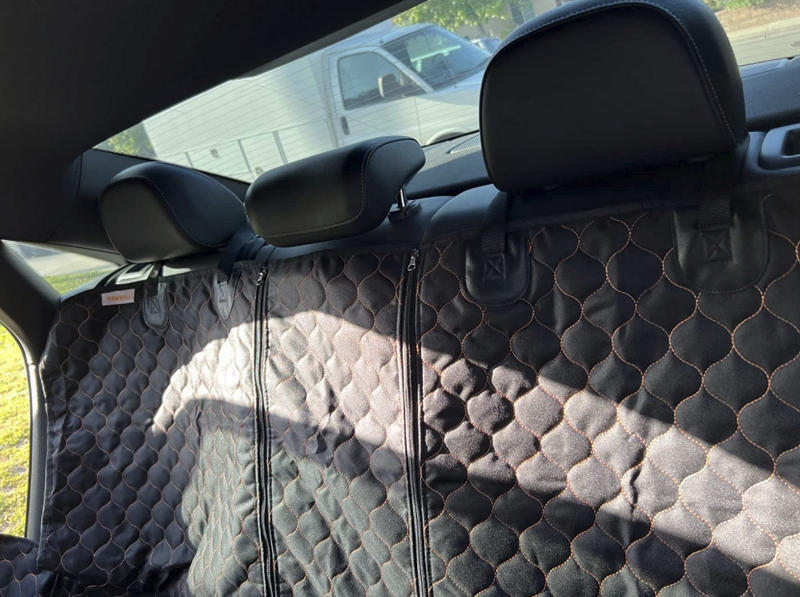 PawRoll® Non-Slip Dog Back Seat Cover - Customer Photo From Savannah Chase