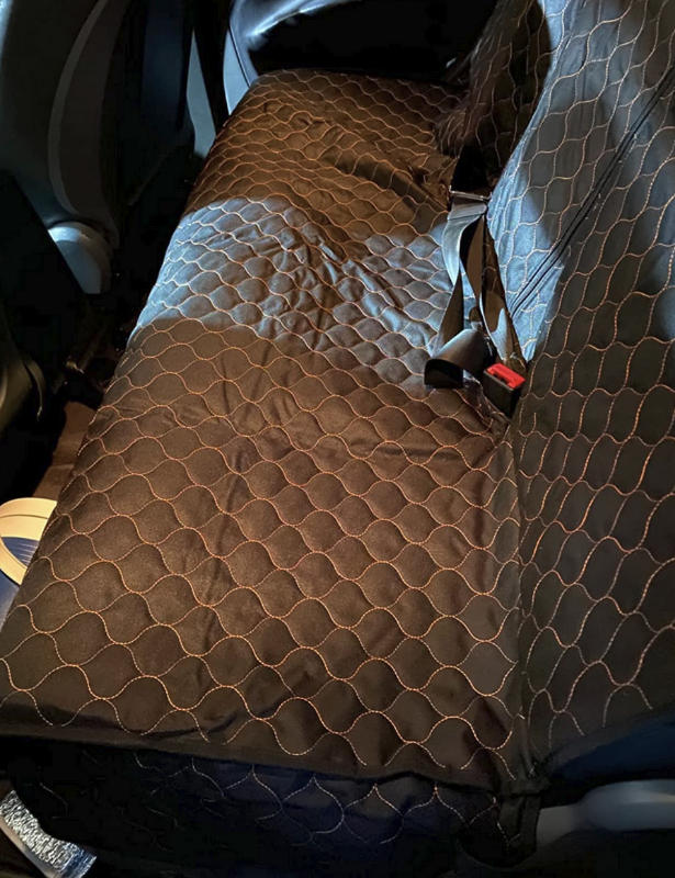 PawRoll® Non-Slip Dog Back Seat Cover - Customer Photo From Demi Hartley