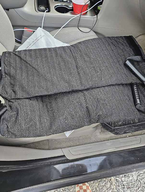 PawRoll® Non-Slip Dog Back Seat Cover - Customer Photo From Noor Briggs
