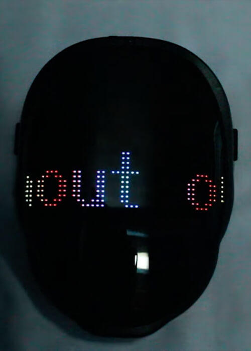 LED Face Changing Smart Mask - Customer Photo From Jeffrey Tomko