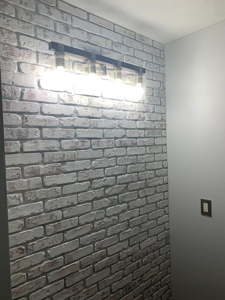 Old Medford Faux Brick Wall Panel