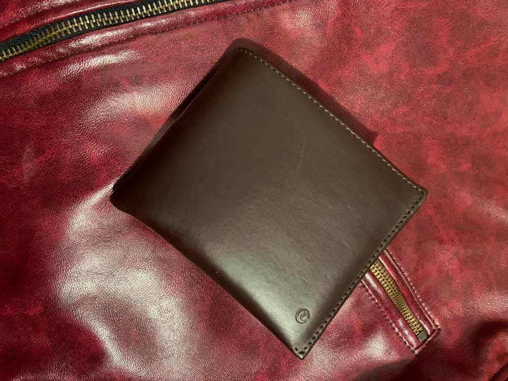 Café Leather Osaka Zip Wallet - Roasted – Circle of Friends Shop
