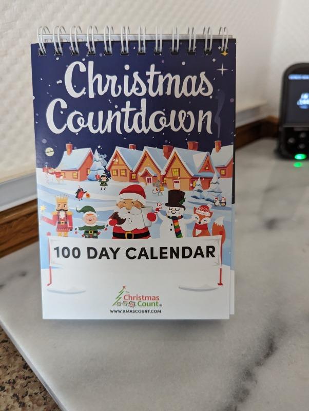 100 Day Christmas Countdown Official Calendar 2024 - Customer Photo From Holly Patkowski