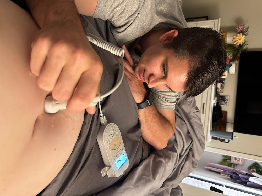 WonderBee™ Pocket Fetal Doppler - Customer Photo From Erin Lovelien