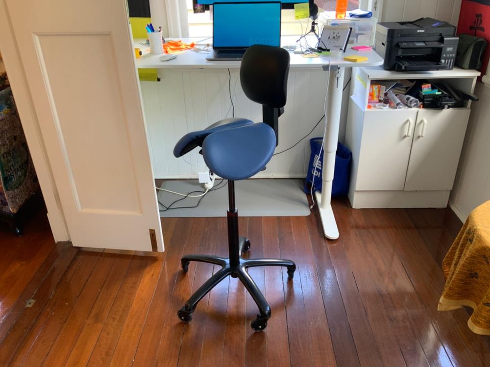 Salli Saddle Chair 高さ黒 肩こり　腰痛　楽天　¥44800 Amazon.com: Salli Classic Saddle Seat : Home & Kitchen