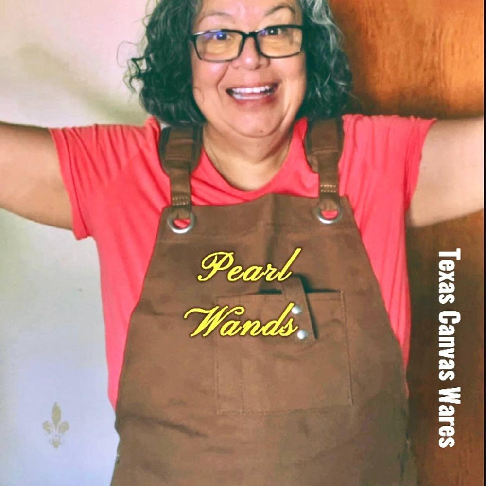Heavy Duty Waxed Canvas Shop Apron Deluxe Edition (Brown) - Customer Photo From Pearl Bertrand
