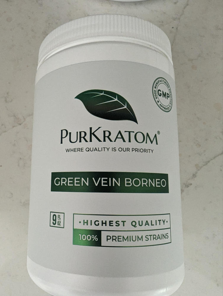 Green Vein Borneo Kratom Powder - Customer Photo From Robert Latter
