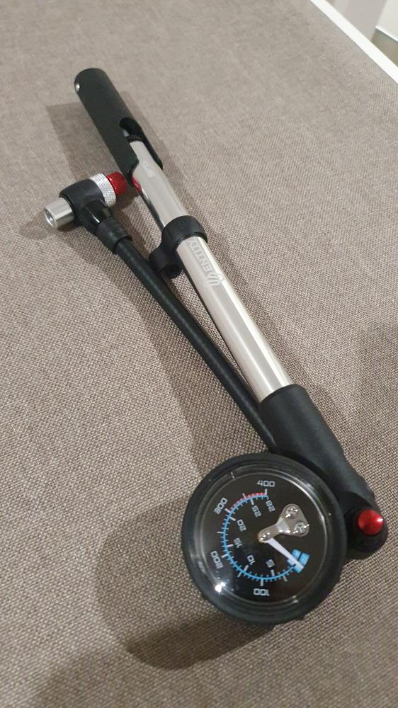 Entity SP15 Bicycle Shock Pump with Gauge - Customer Photo From Phillip McDonald