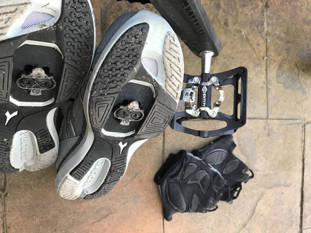 Entity CT30 MTB Pedals - SPD & Platform - Customer Photo From Simon Conway