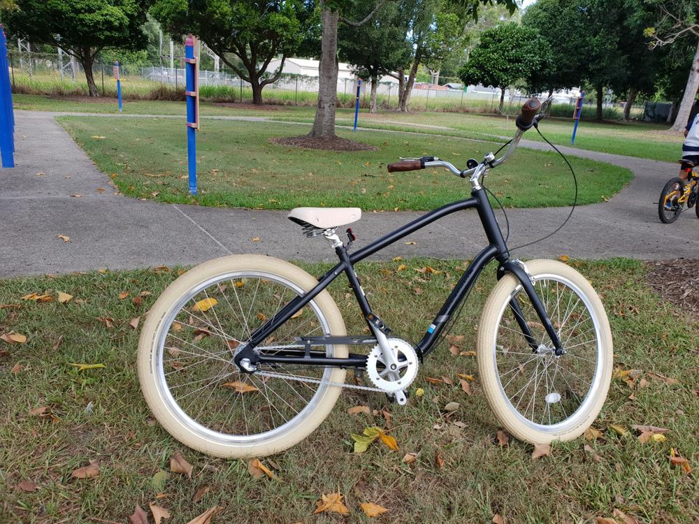 polygon town 3 beach cruiser bike