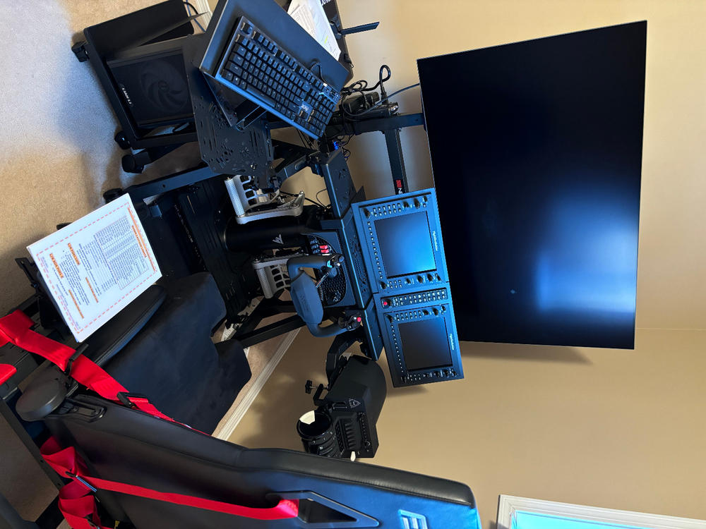 Honeycomb Under Desk Mount - Customer Photo From Bullseye Aviation Inc