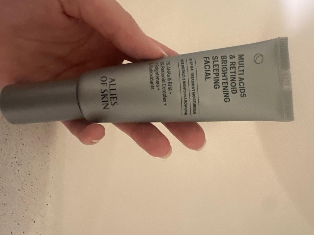 Multi Acids & Retinoid Brightening Sleeping Facial - Customer Photo From Anonymous