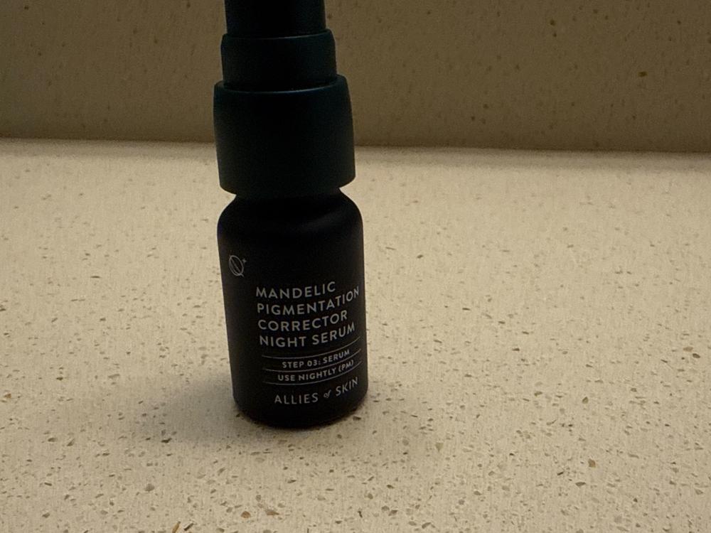 Deluxe Mandelic Pigmentation Corrector Night Serum - Customer Photo From Anonymous