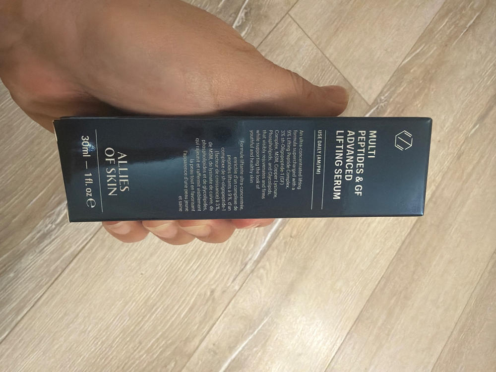 Multi Peptides & GF (Growth Factor) Advanced Lifting Serum - Customer Photo From AbdulovaRK MadinaRK