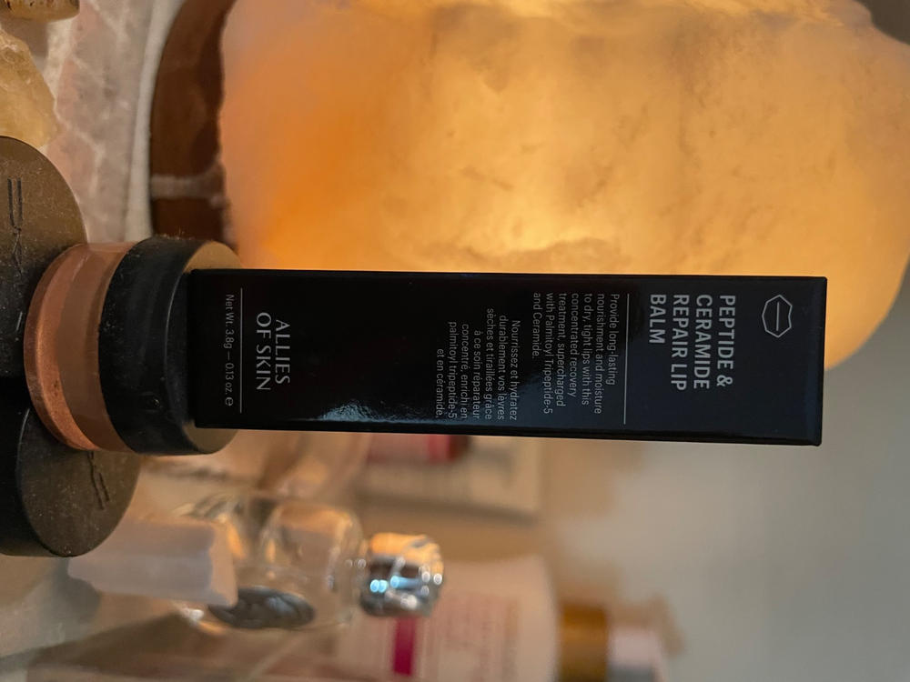Peptide & Ceramide Repair Lip Balm - Customer Photo From gayle kamei